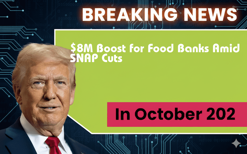 $8 Million Increase for Food Banks Amid SNAP Cuts