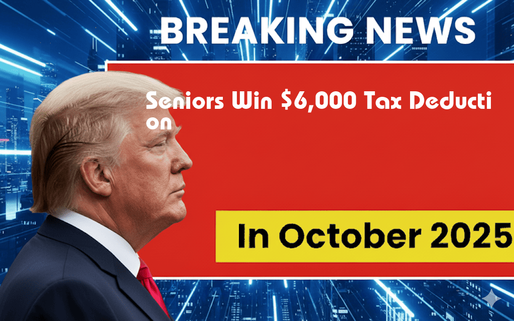 Seniors Celebrate Major Victory: $6,000 Tax Deduction for Ages 65 and Up, Up from $4,000