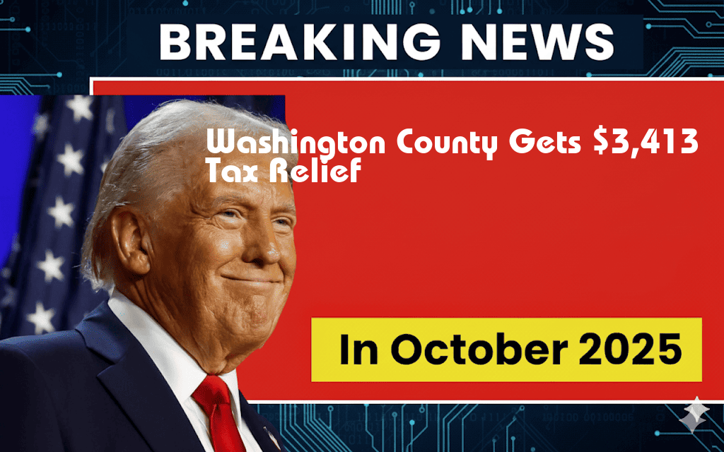 Washington County to Receive $3,413 in New Tax Relief from Trump Administration’s Bill